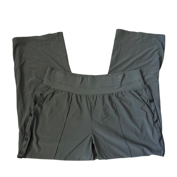 Athleta Plus Nolita Wide Leg Pants Mountain Olive Green Size 20 - Picture 6 of 11